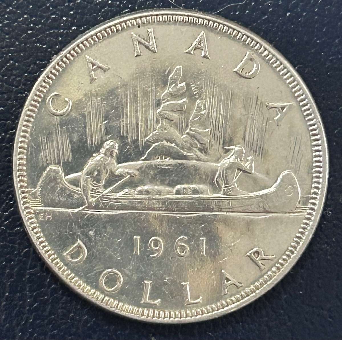 1966 SILVER (80%) CANADA 1 DOLLAR (23,3GRAM) COLLECTABLE COIN ONLY ONE OTHER ON BOB