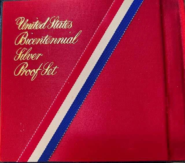  USA 1976 BICENTENNIAL PROOF SET SCARES IN SOUTH AFRICA (ALL THREE COINS SILVER)