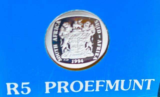 1994 - Proof R5 Presidential Inauguration In Perspex Case - Mintage 10,000