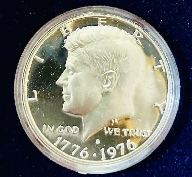  USA 1976 BICENTENNIAL PROOF SET SCARES IN SOUTH AFRICA (ALL THREE COINS SILVER)