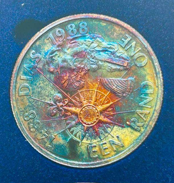 1988 DIAZ PROOF RI COIN STILL AS FROM MINT FIRST TIME OPENED FOR PHOTO