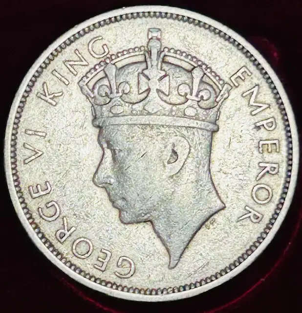 SOUTHERN RHODESIA 1/2 CROWN 1937 SILVER (925) - SEE PHOTOGRAPH (SPECIAL PRICE LOWEST ON BOB) (