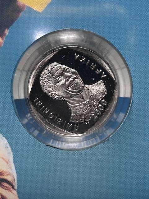 1990 PROOF MANDELA GRAND PERADE R% IN CD HOLDER STILL SEALED x 4 bid per coin