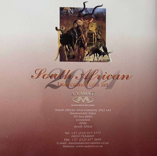 2001 UNC Mint Pack as from Mint Sealed Mintage 5577