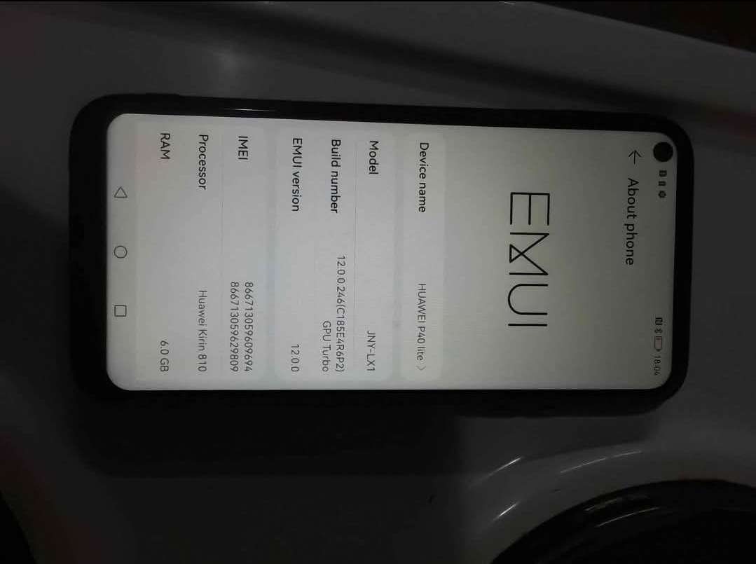 SMARTPHONE HUAWEI P40 LITE|| 128G/6G, 48MP QUATRO CAM,FINGERPRINT, BIG BATTERY