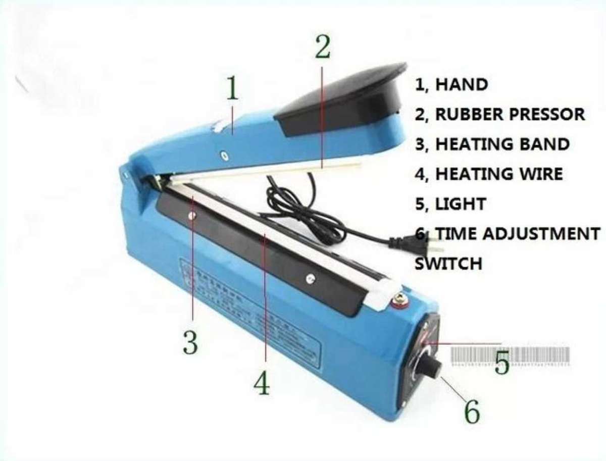 Hurriaj Impulse Plastic Heat Sealer 400mm