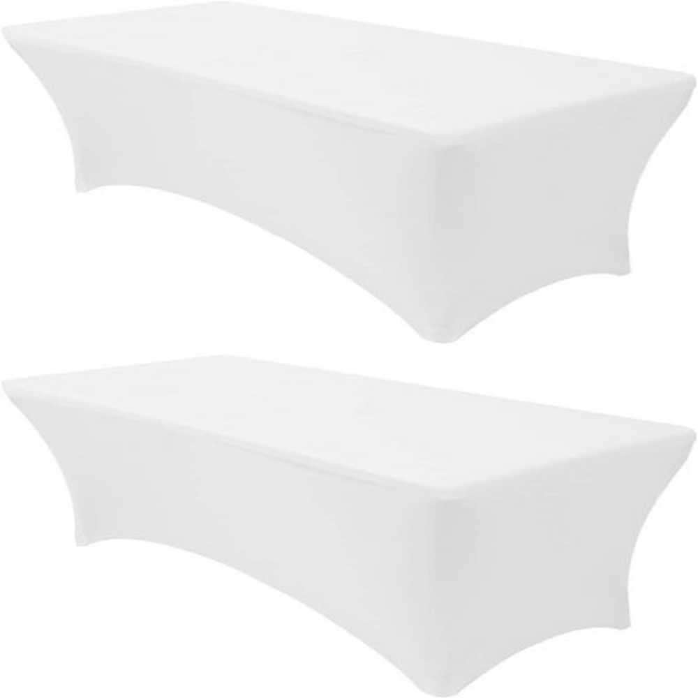 HUrriaj Stretch Trestle Tablecloth - White