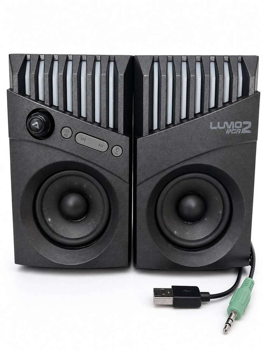 Armaggeddon Lumo 2 RGB USB Gaming Speakers  10W Desktop Speaker Set
