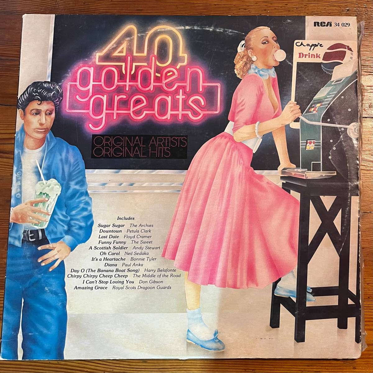 40 Golden Greats  Double LP Vinyl Record (RCA, Original Artists & Hits)