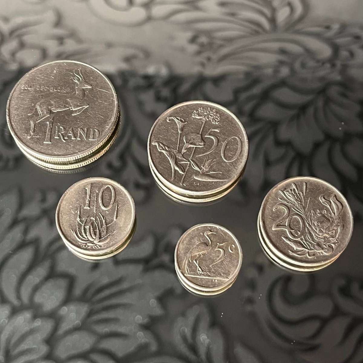 South Africa Nickel Coin Bundle  6 Coins (1977-1990)
