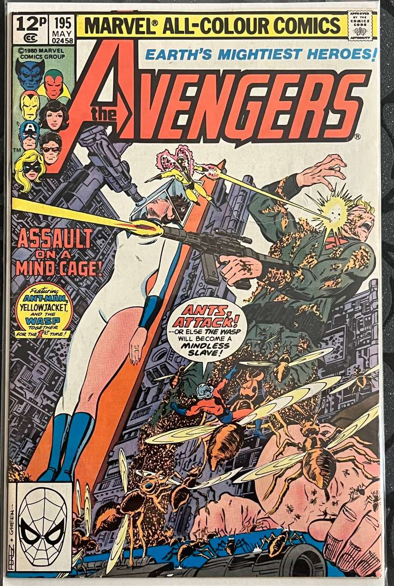  The Avengers #195 (1980, Marvel Comics, Bronze Age Classic)