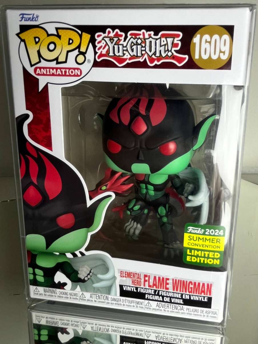  Funko Pop! Yu-Gi-Oh!  Elemental Hero Flame Wingman #1609  Summer Convention 2024