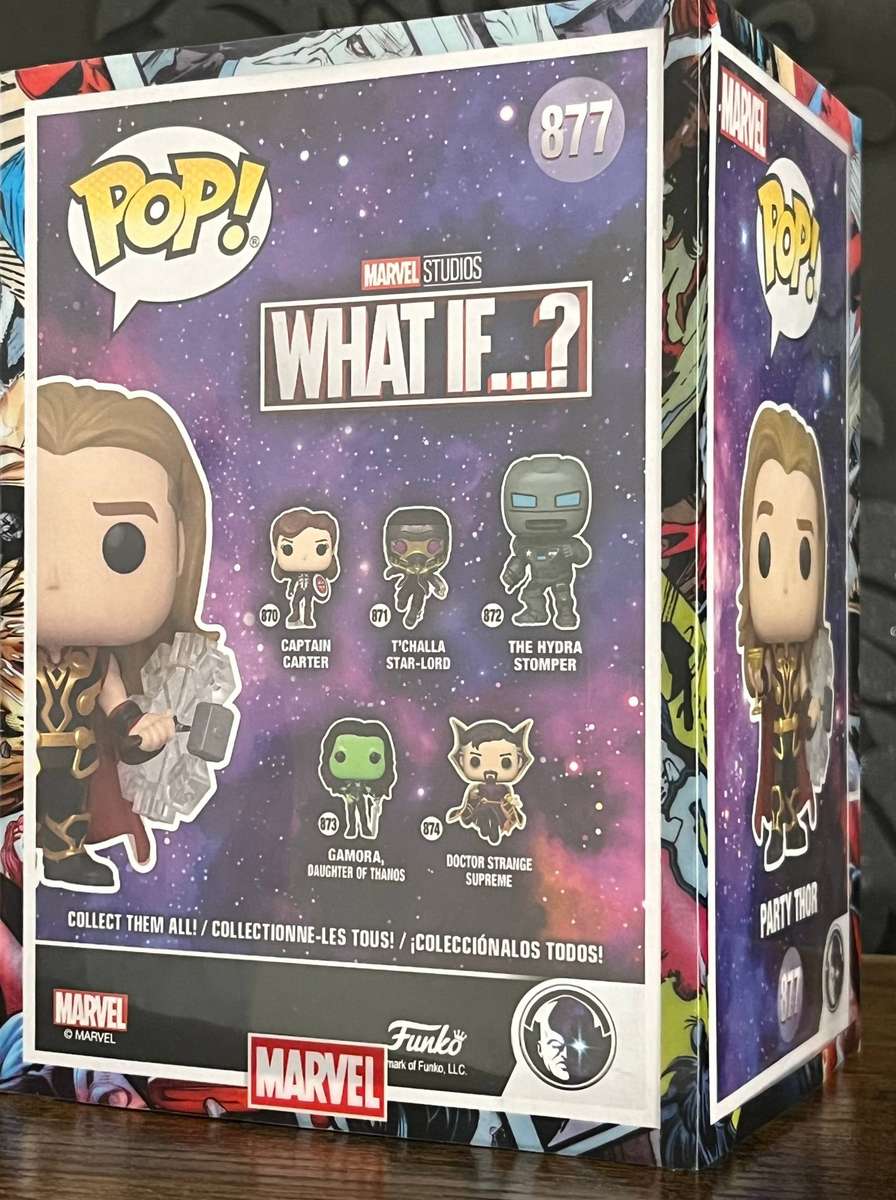  Funko Pop! Marvel What If? #877  Party Thor | Special Edition