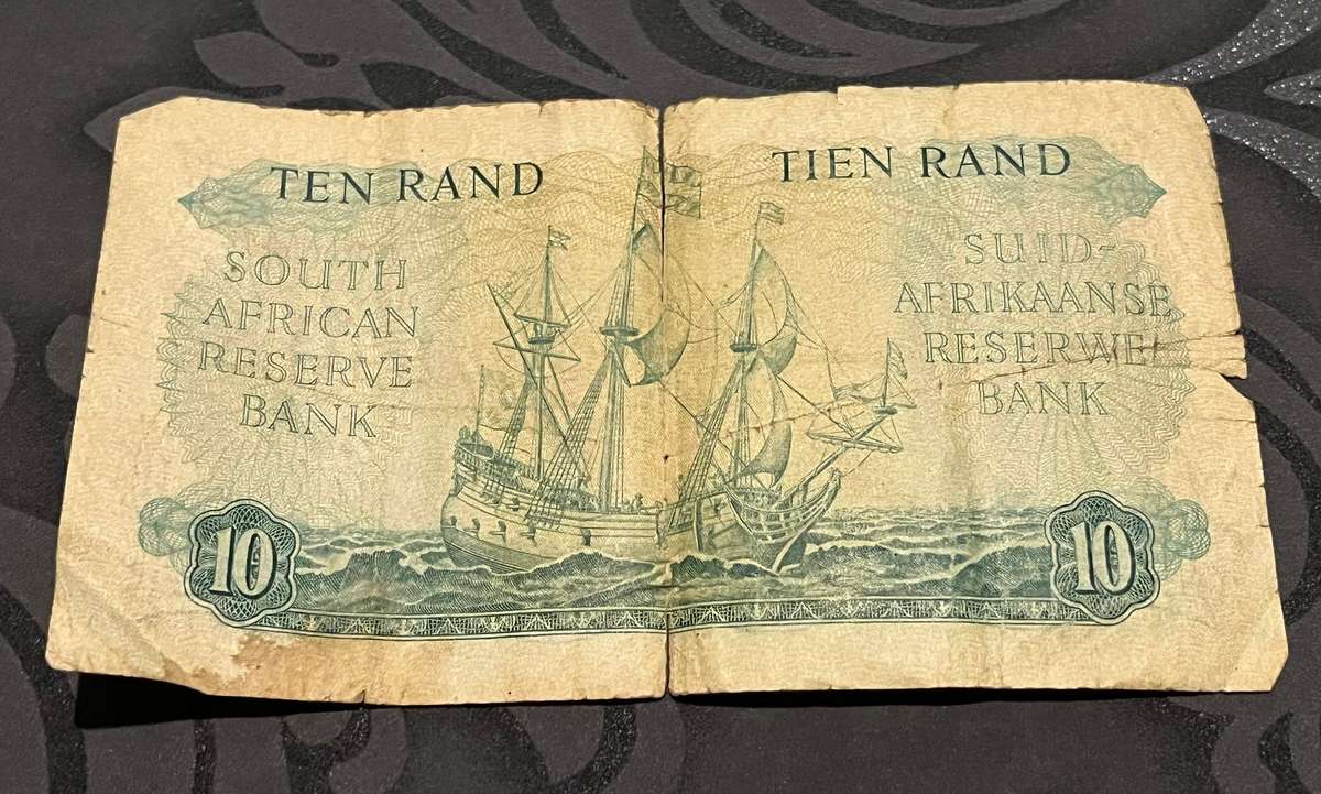 South Africa  10 Rand Banknote  Jan van Riebeeck  SARB  Collectible Currency