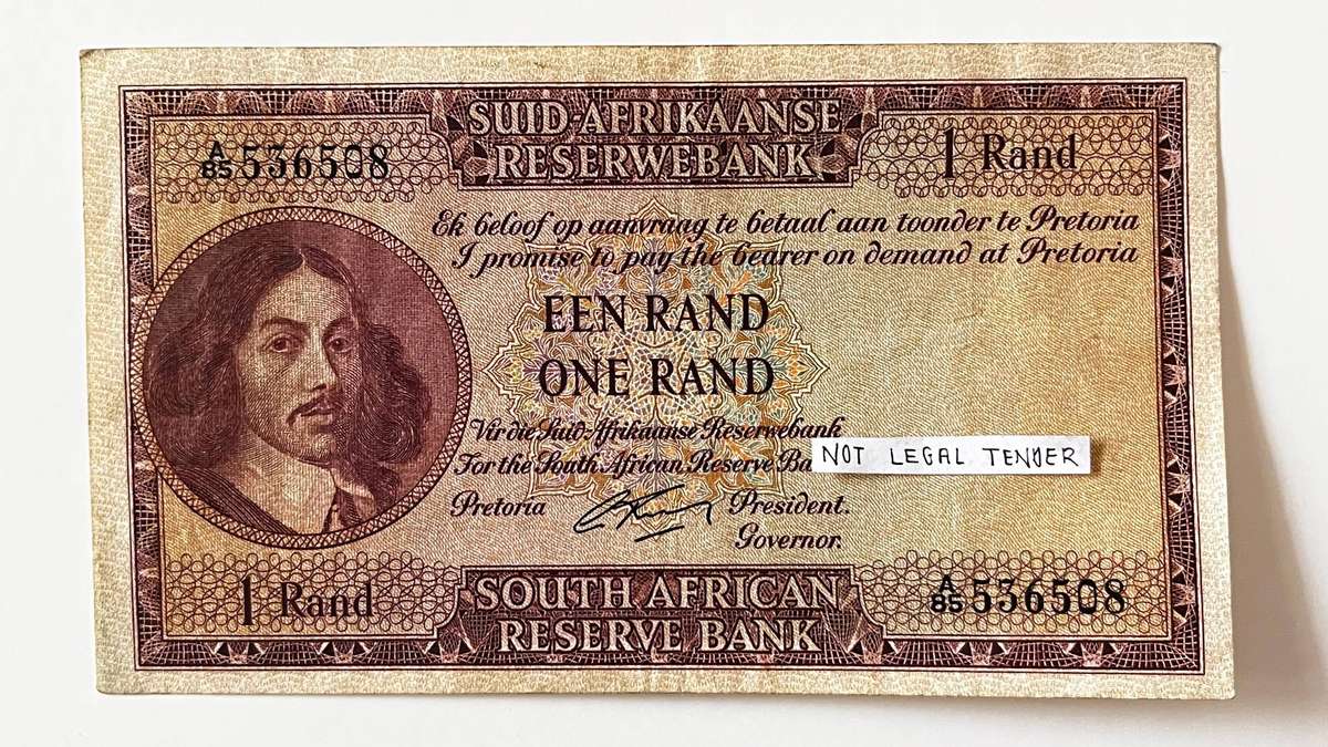 South Africa 1 Rand Banknote - CL Stals