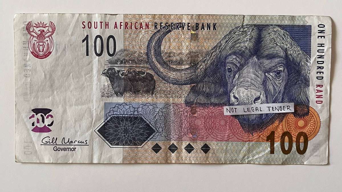 South Africa 100 Rand Banknote  T.T. Mboweni