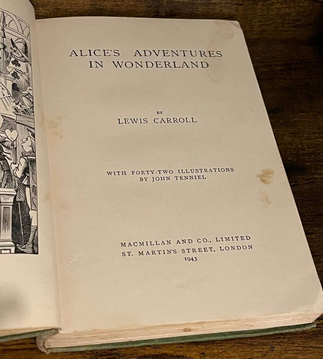 Alices Adventures in Wonderland (1943 Macmillan Edition)