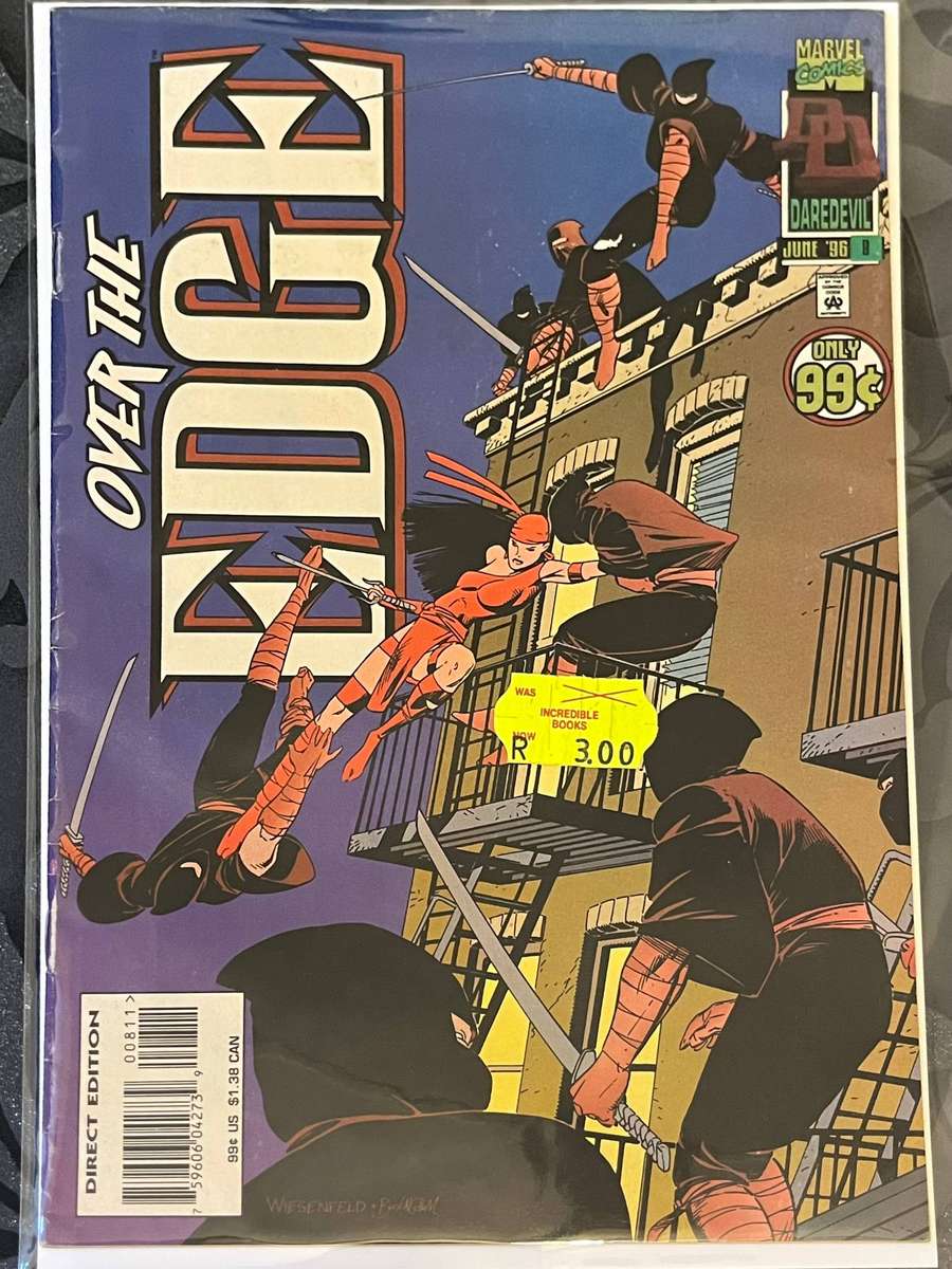  Daredevil: Over the Edge #1 (Marvel Comics, June 1996)  Elektra & Ninjas Battle!