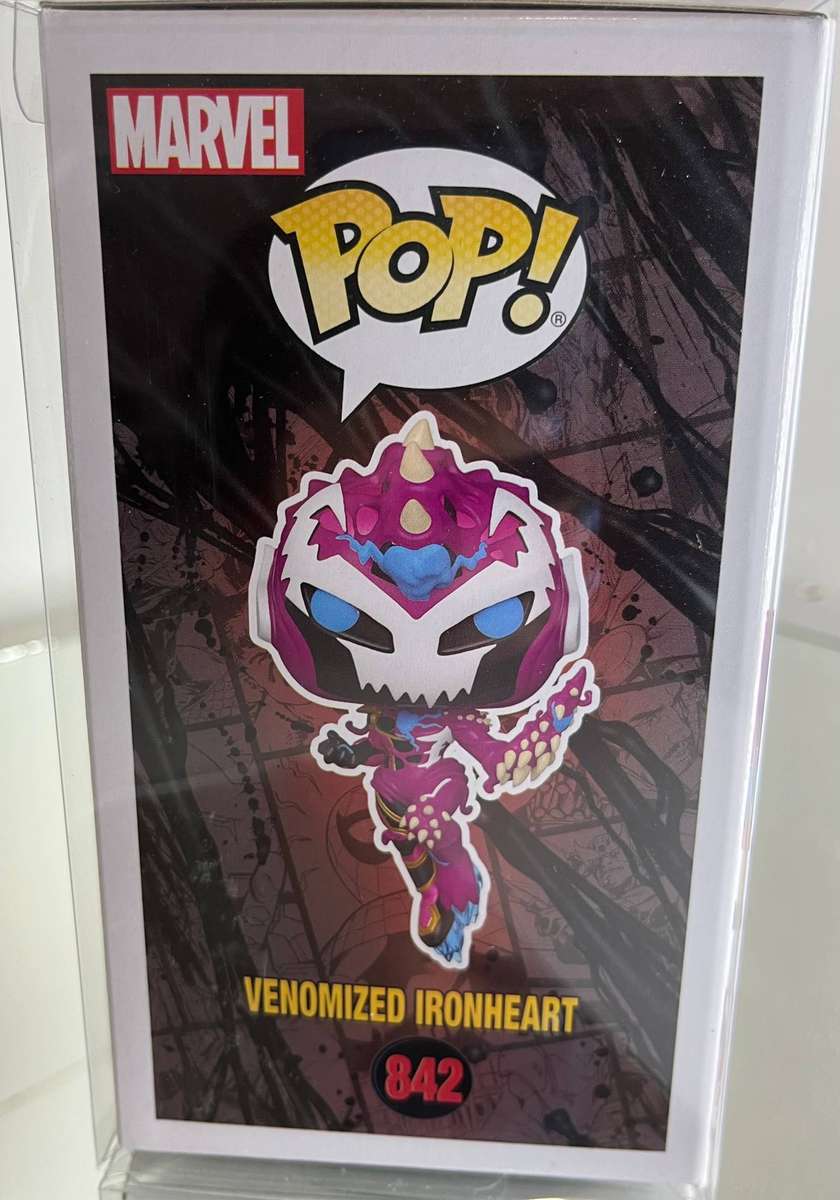  Funko Pop! Marvel  Venomized Ironheart #842  Pop in a Box Exclusive  Maximum Venom Series