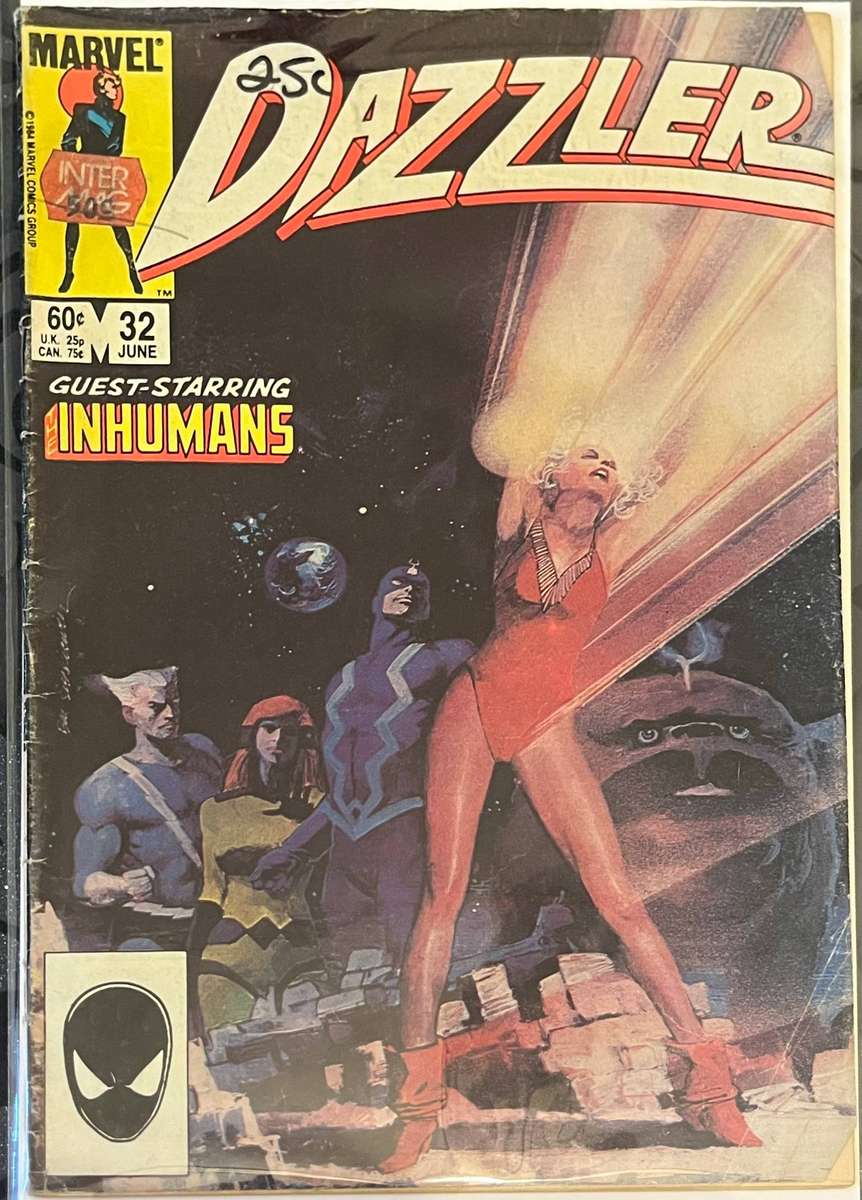  Dazzler #32 (1984, Marvel Comics)  Guest-Starring the Inhumans!