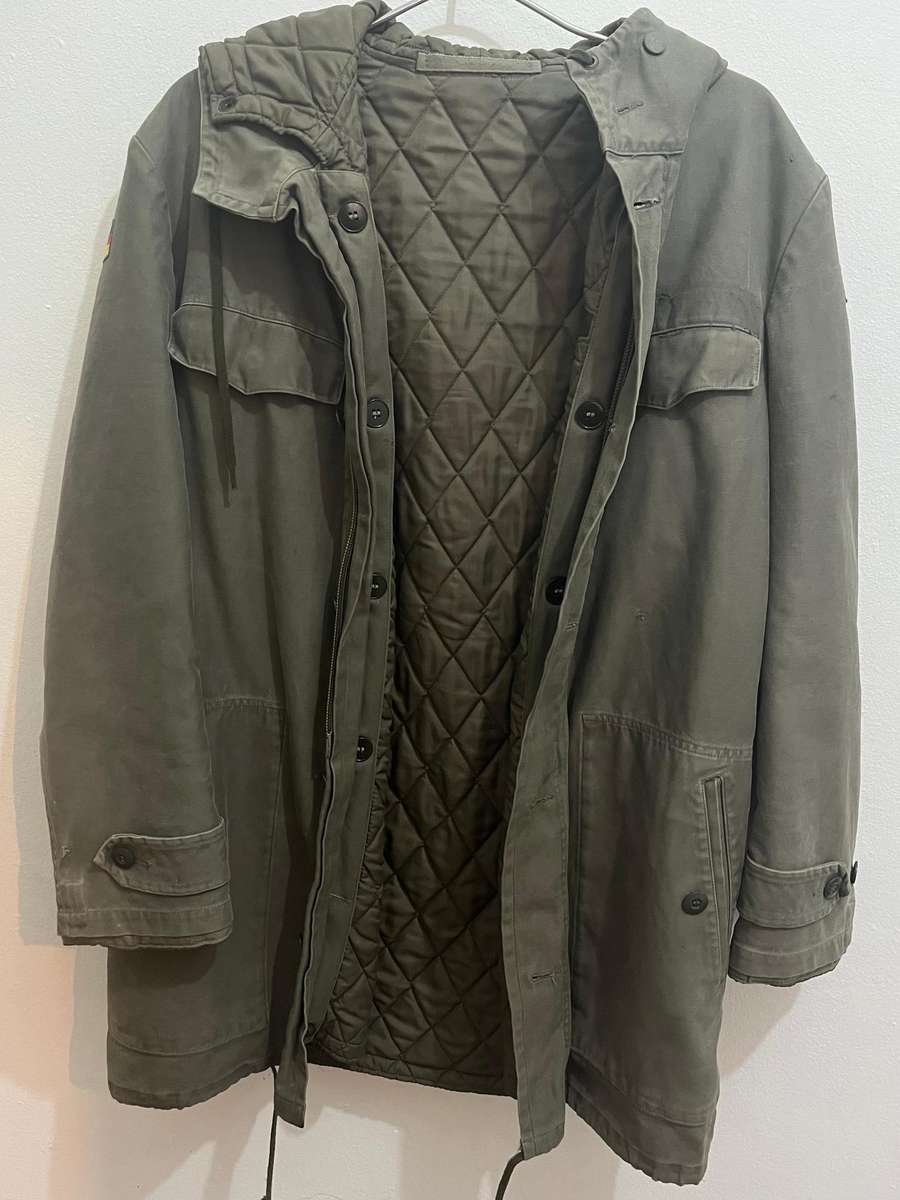 Original German Military Parka  Army Surplus Jacket with Quilted Lining