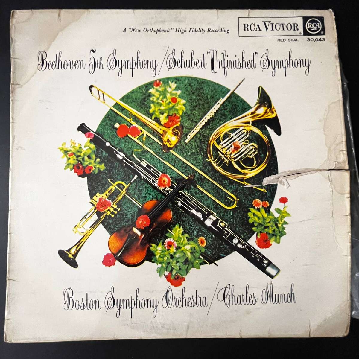 Beethoven: Symphony No. 5 / Schubert: Unfinished Symphony | RCA Victor Red Seal | LP Vinyl