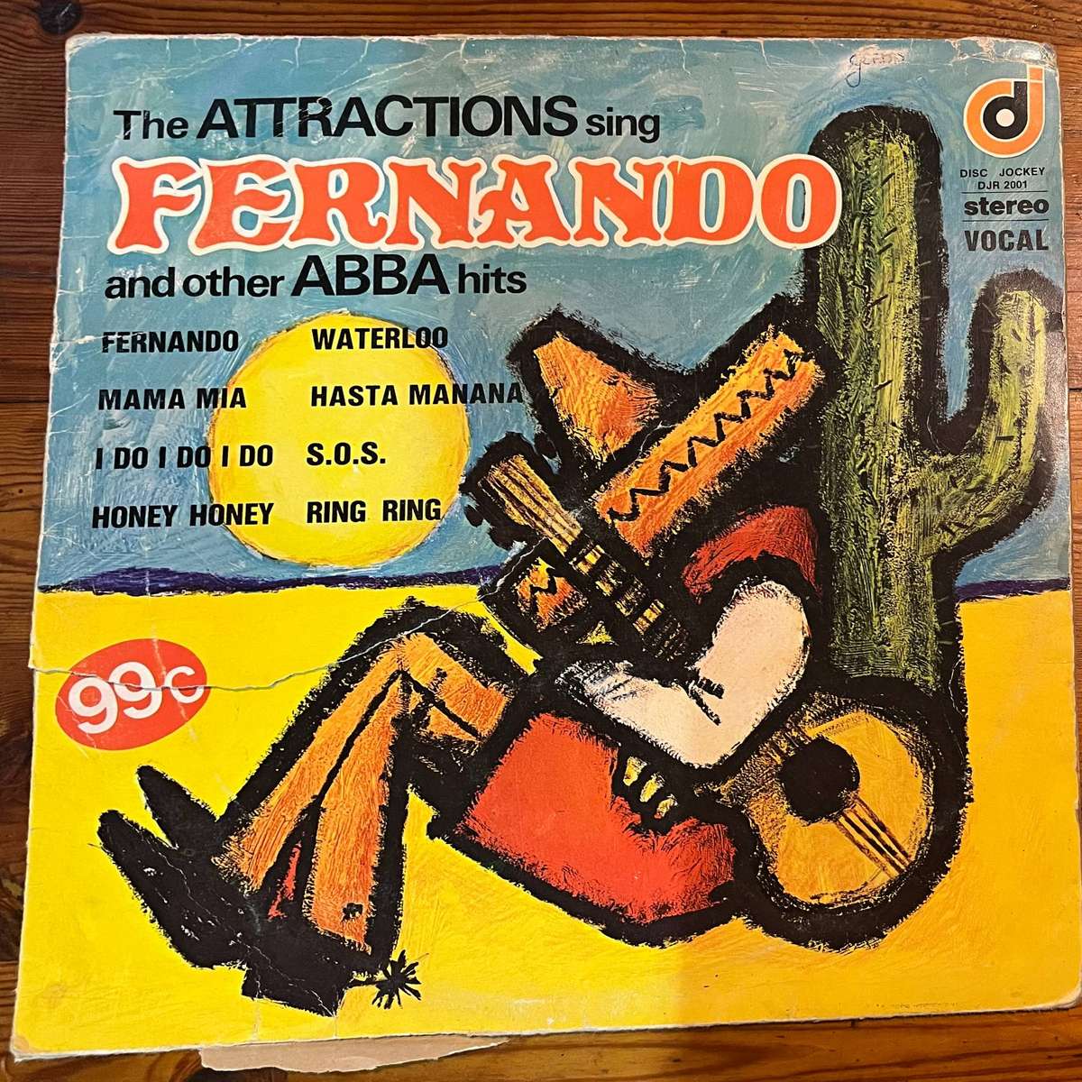 ABBA Tribute LP  Fernando & Other Greatest Hits  The Attractions  1976 Original!