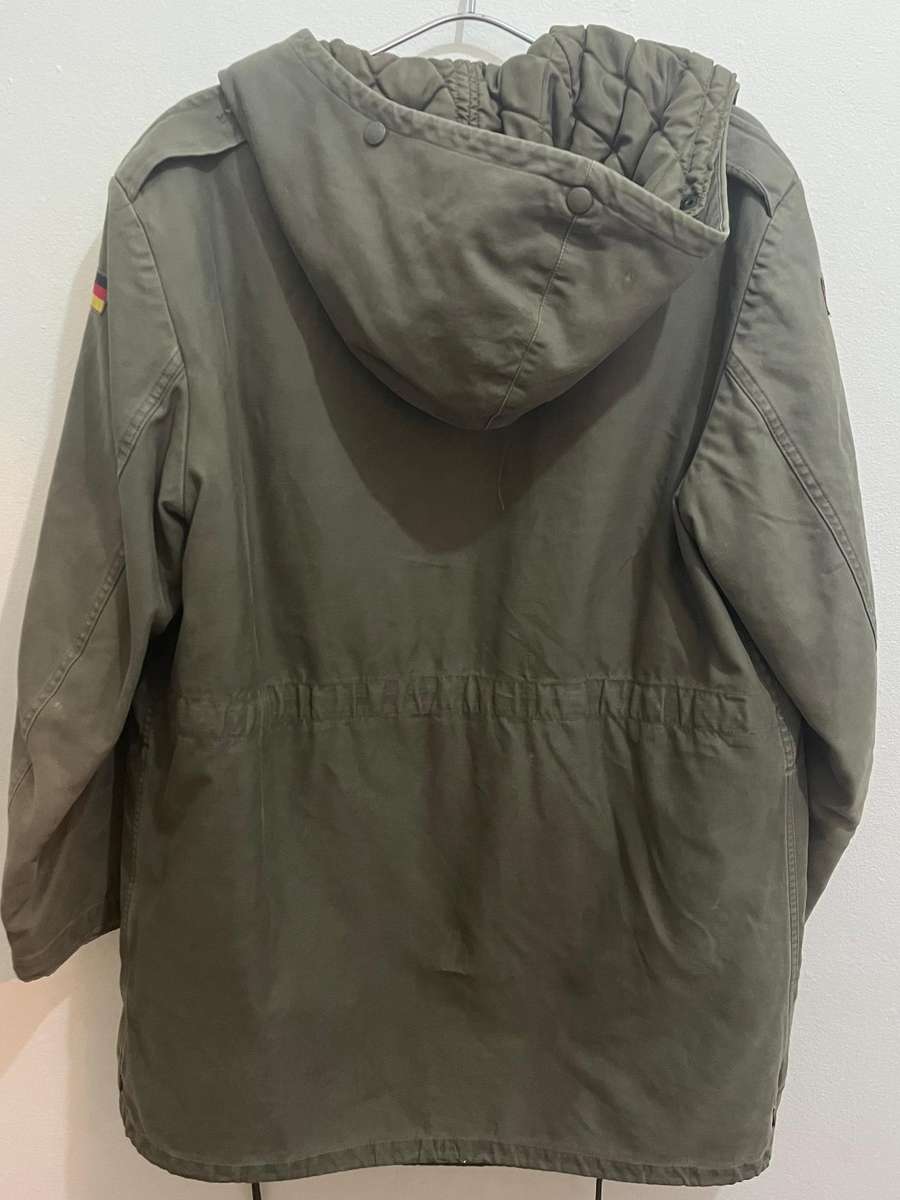 Original German Military Parka  Army Surplus Jacket with Quilted Lining
