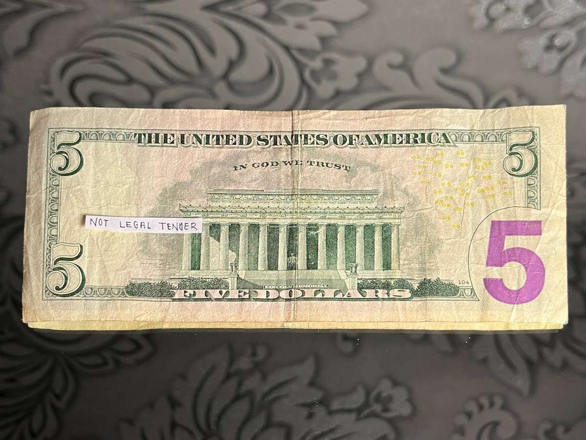 USA 5 Dollar Bill  Federal Reserve Note  Series 2006  Lincoln Portrait