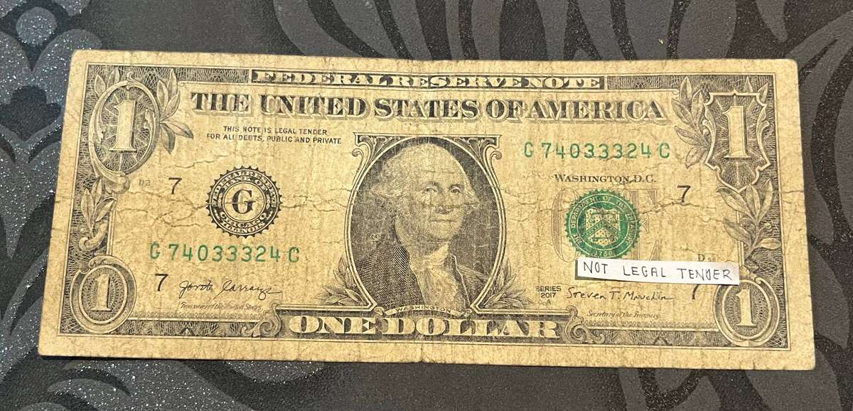  United States $1 Federal Reserve Note (Series 2017)