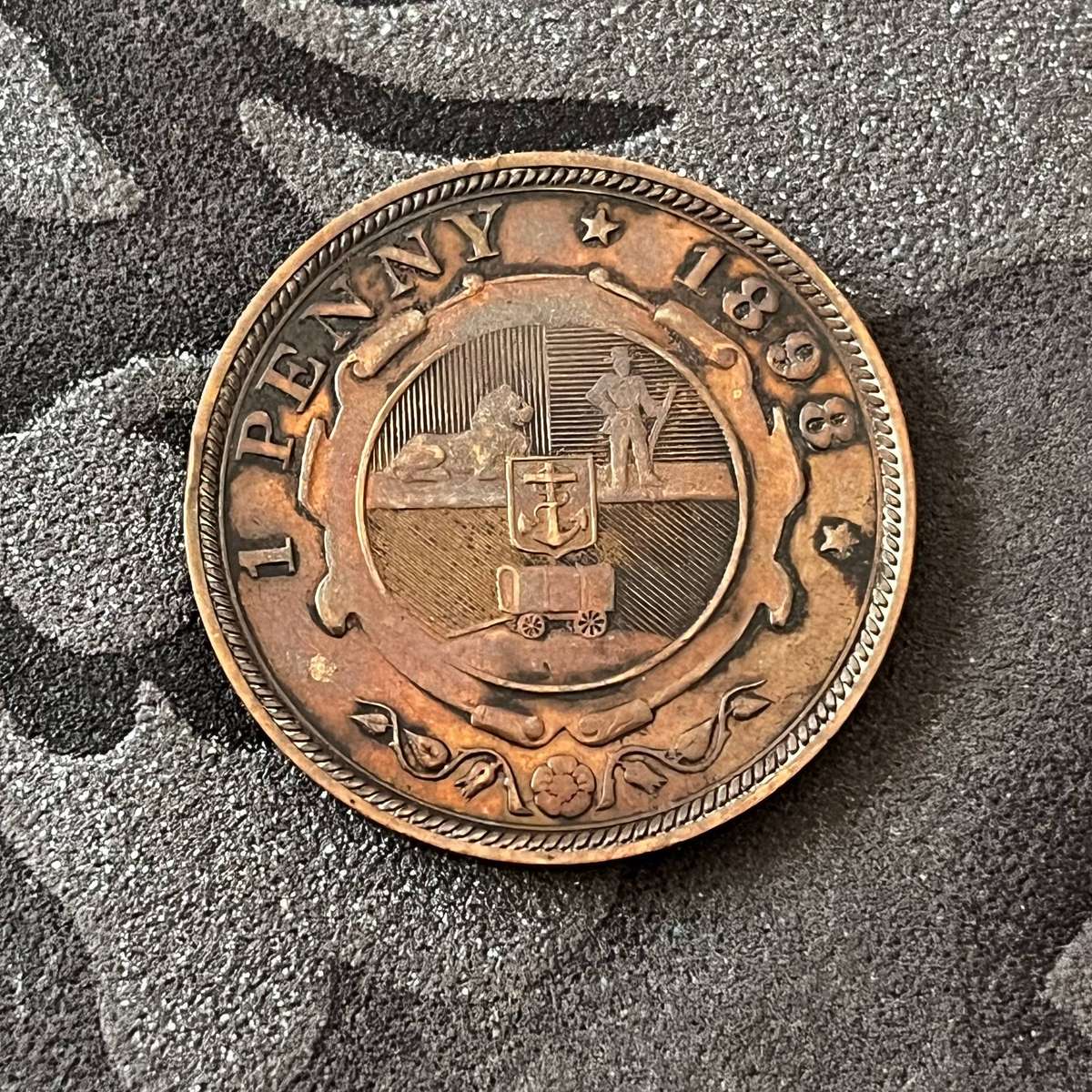  ZAR Penny (1898)  Zuid-Afrikaansche Republiek