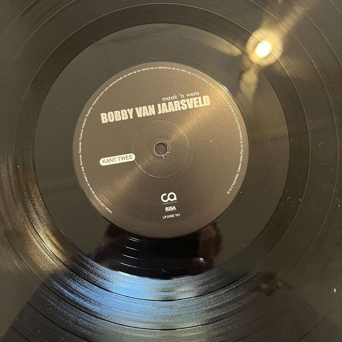 Title: Bobby van Jaarsveld  Maak n Wens Vinyl LP (2014, Afrikaans Pop) with cover, good condition
