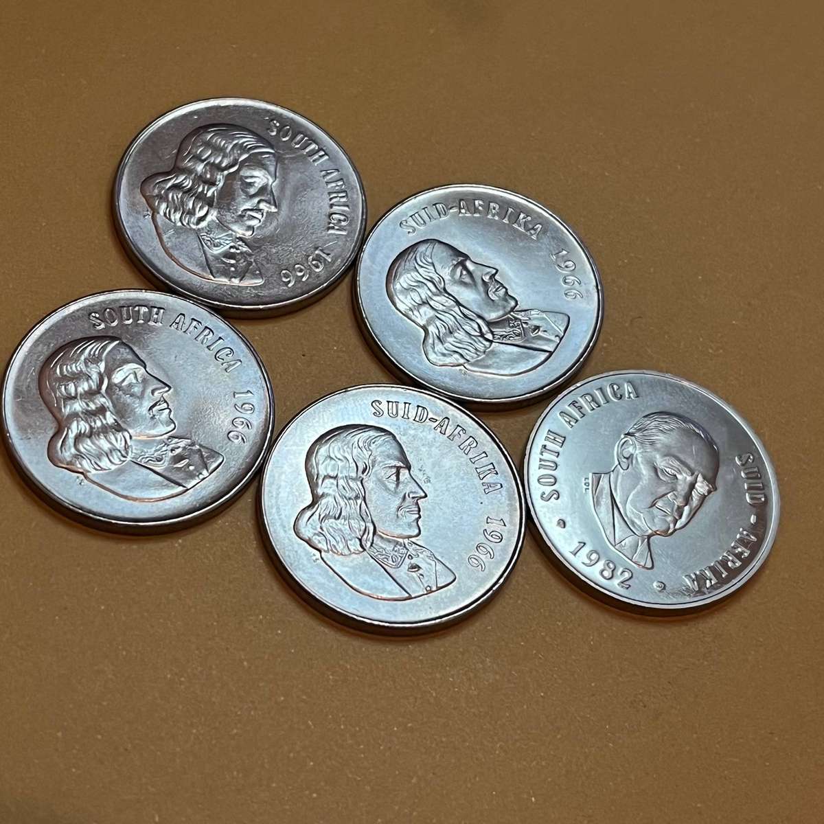 South Africa 50c Coin Lot (19661982)  Jan van Riebeeck & Verwoerd Series 