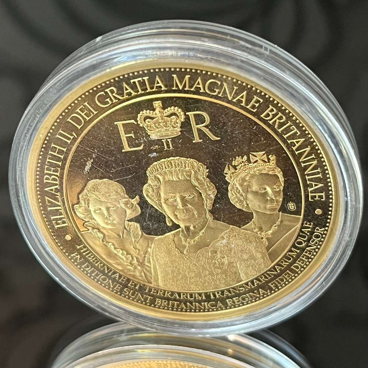 2016 Queen Elizabeth II Coronation Proof Coin  Gold-Plated with Swarovski - Limited Edition #525