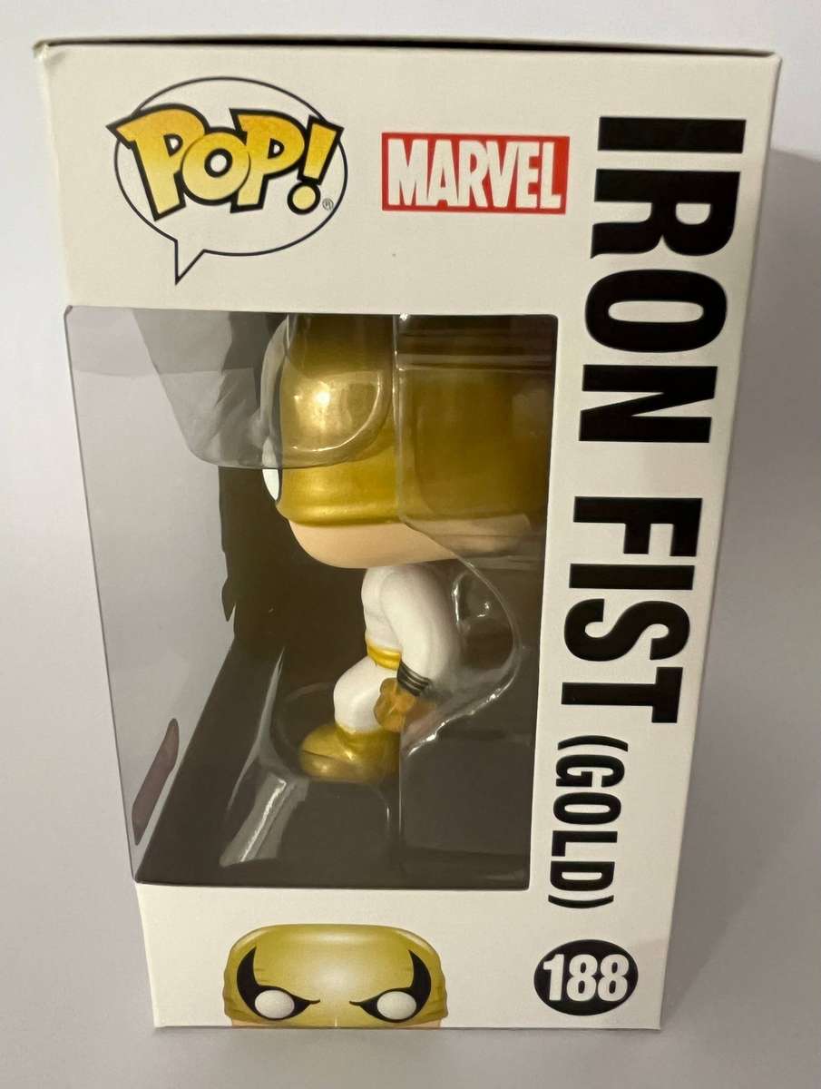 Funko Pop! Marvel  Iron Fist (Gold) #188  PX Previews Exclusive