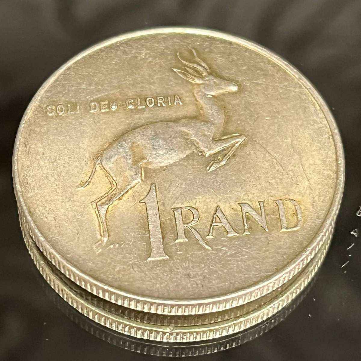 South Africa  1966 1 Rand Silver Coin (80% Silver)