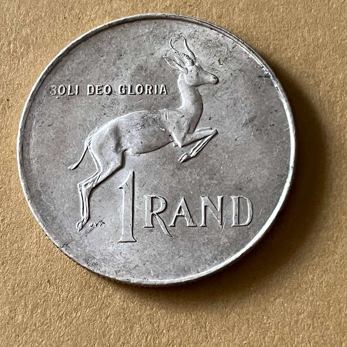 1966 South Africa R1 .800 Silver