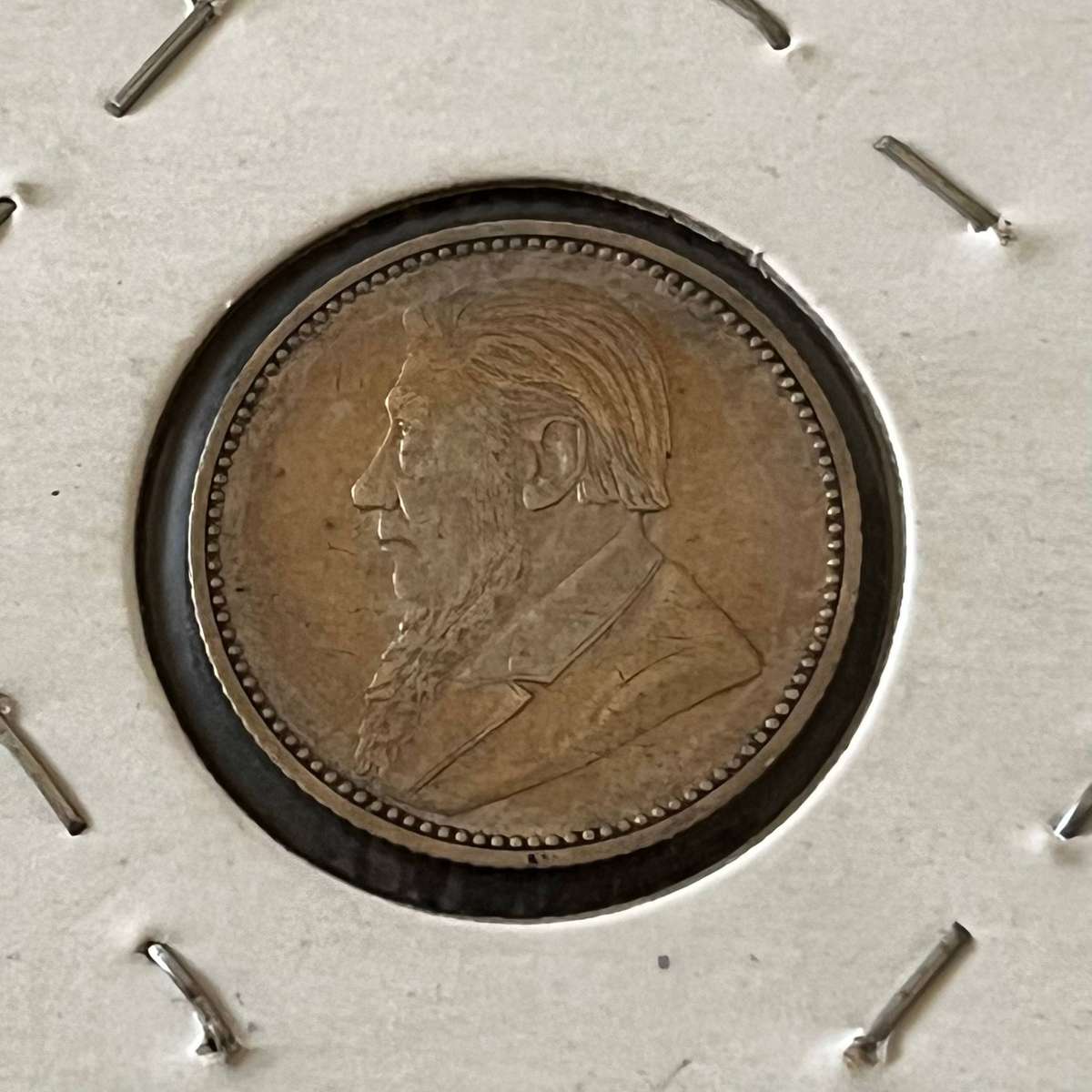  ZAR 6 Pence (1897)  Paul Kruger  Silver (.925)