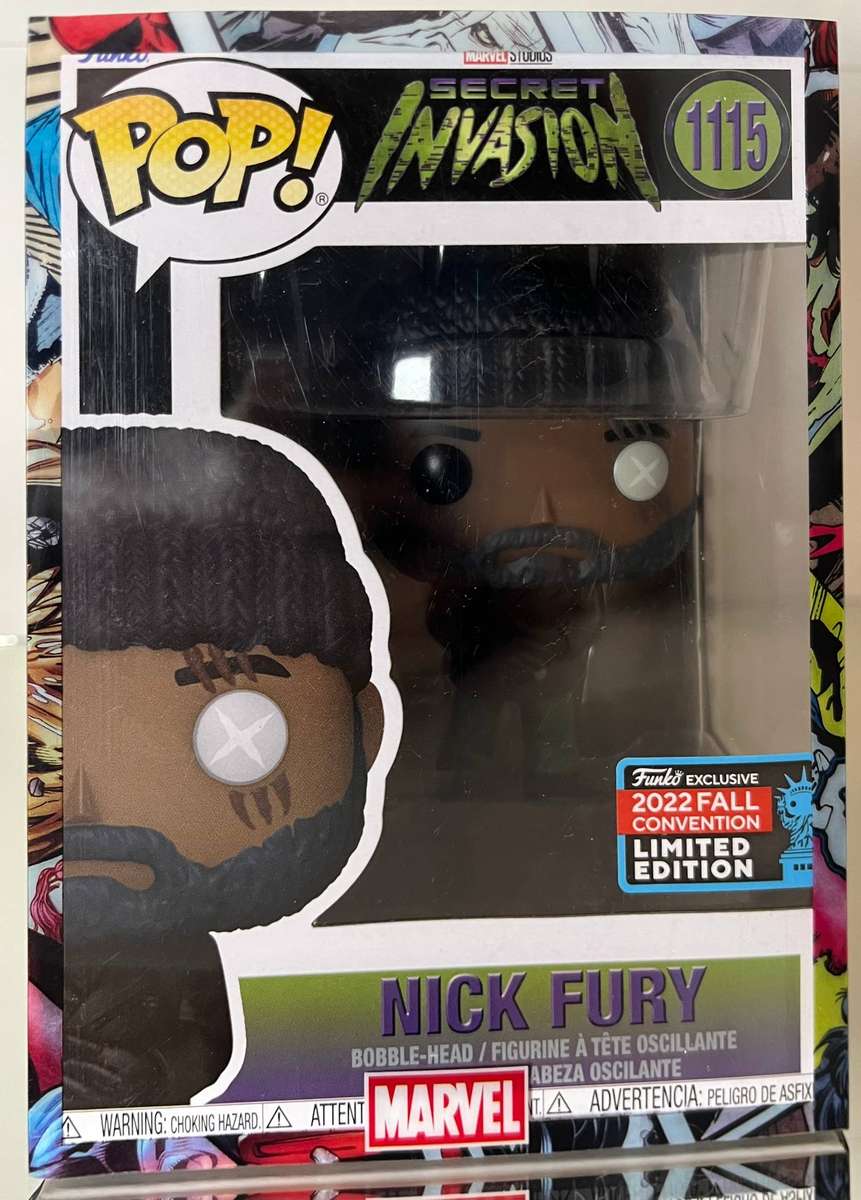  Funko Pop! Marvel  Nick Fury #1115 (Secret Invasion)  2022 Fall Convention Limited Edition
