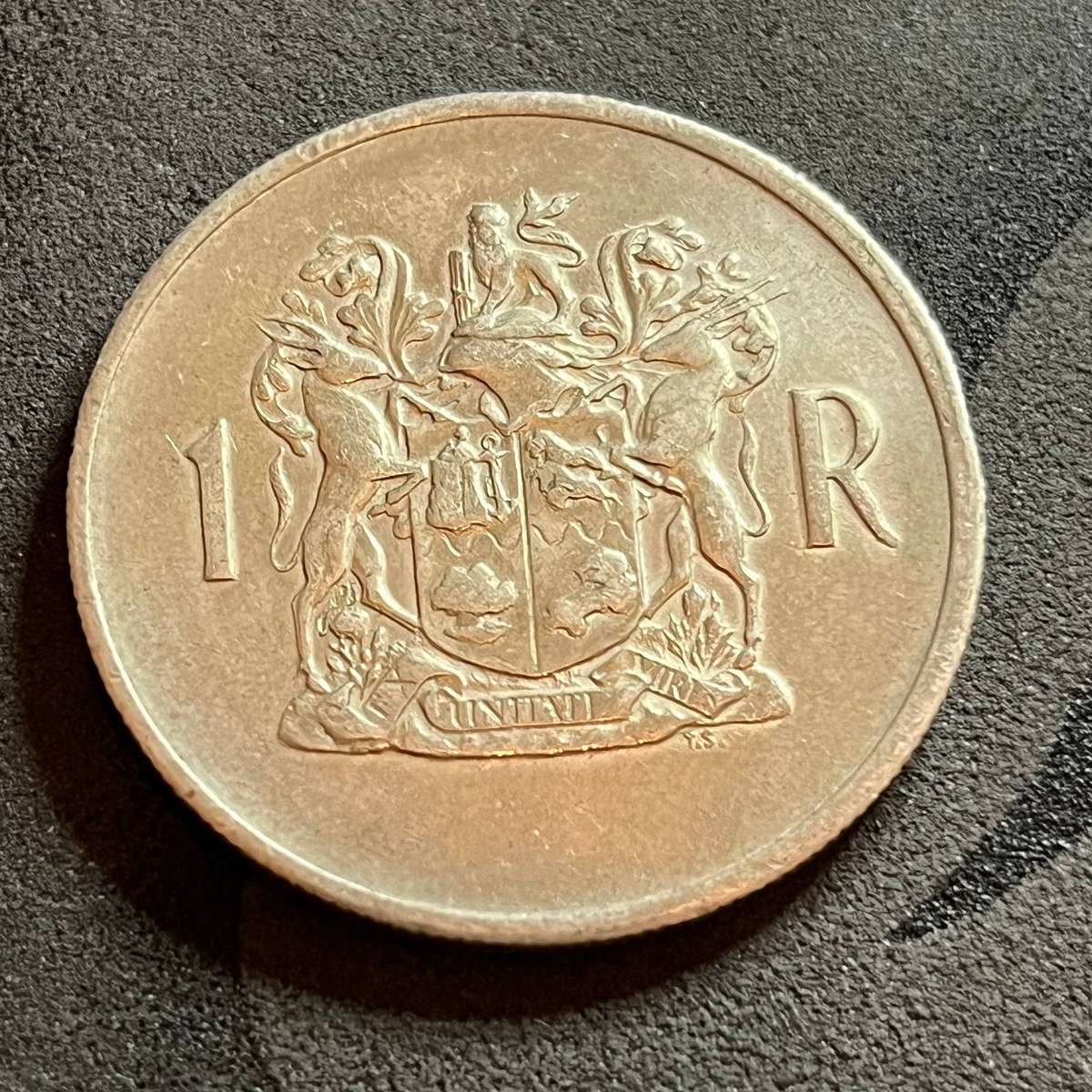 1969 South Africa 1 Rand Early Republic Silver Issue