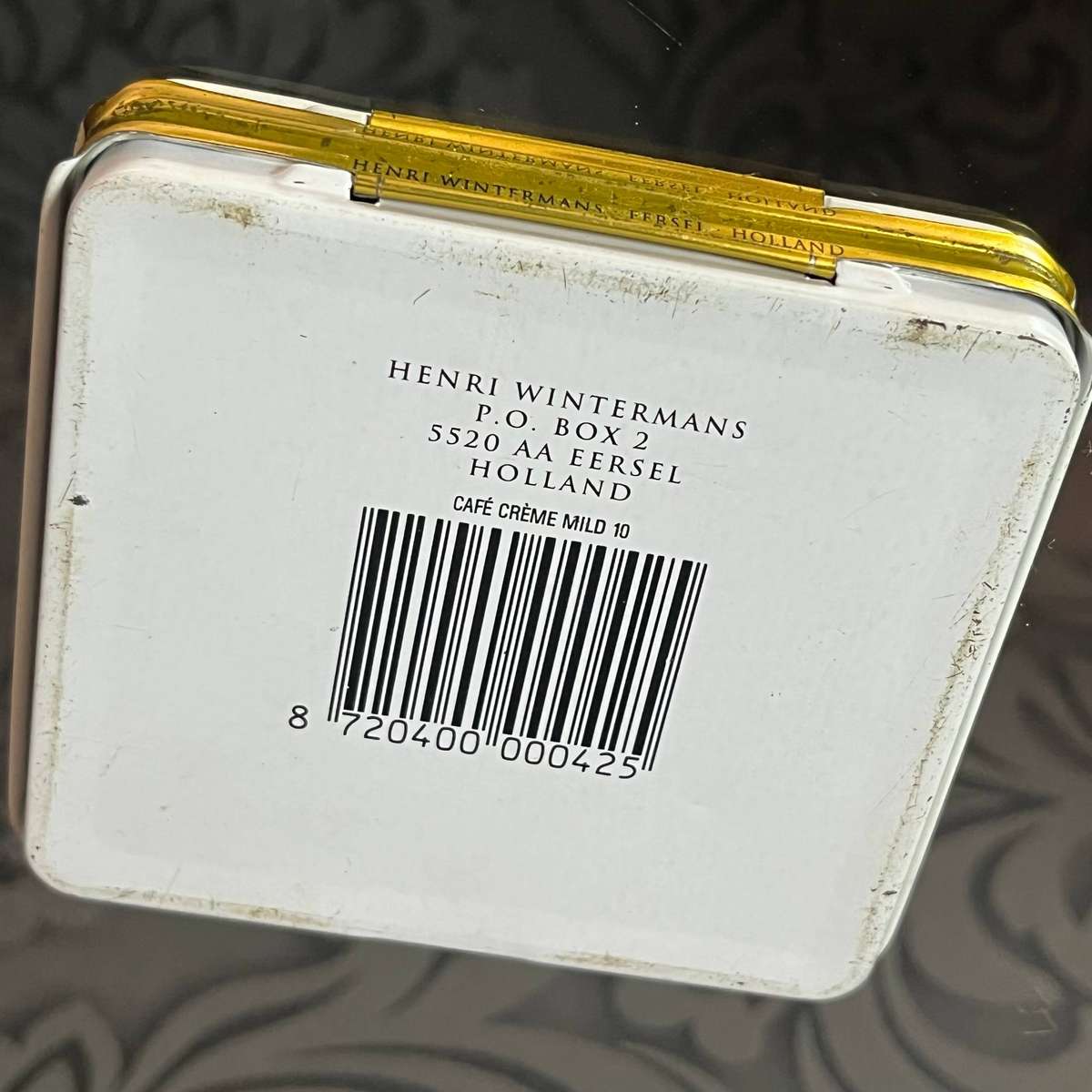 Retro Tobacco Tin  Henri Wintermans Café Crème Mild (Made in Holland)