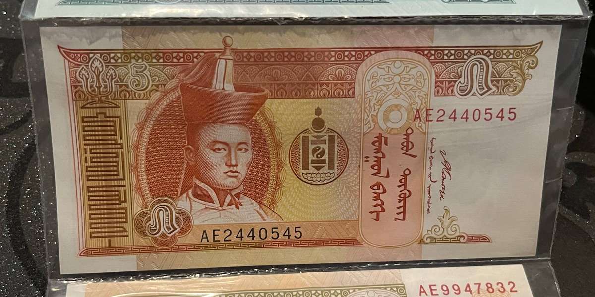 Mongolia Tögrög 7 Banknotes (1 to 500) Set UNC condition