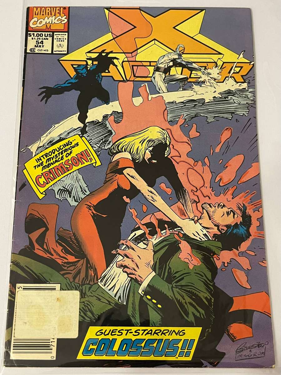  X-Factor #54 (May 1990)  Introducing the Menace of Crimson!