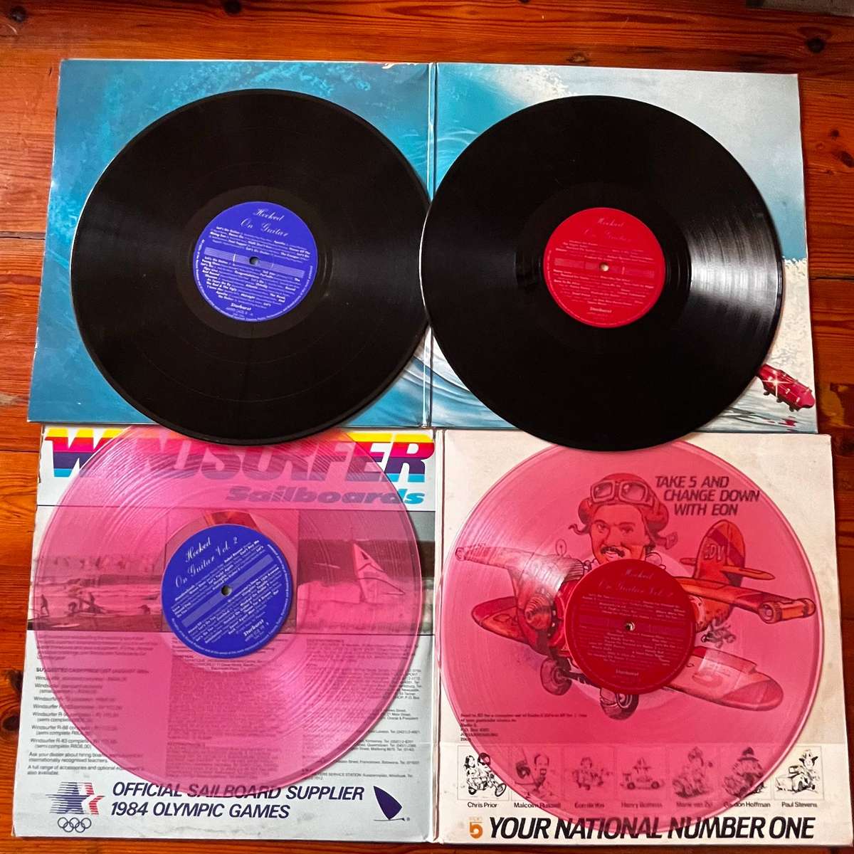 Hooked on Guitar | Starburst Series | 2× Double LP Vinyl Album Lot