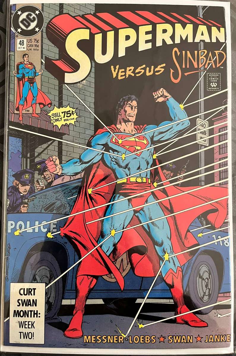  Superman #48 (1989)  Versus Sinbad!