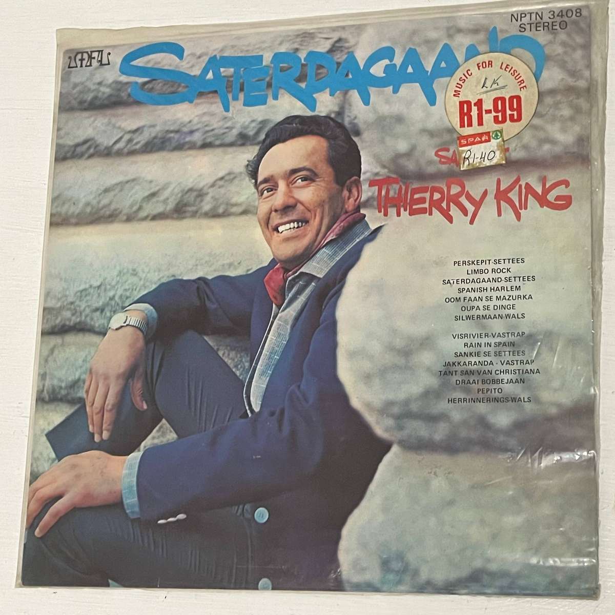  Thierry King  Saterdag Aand! Saam Met Thierry King Afrikaans LP