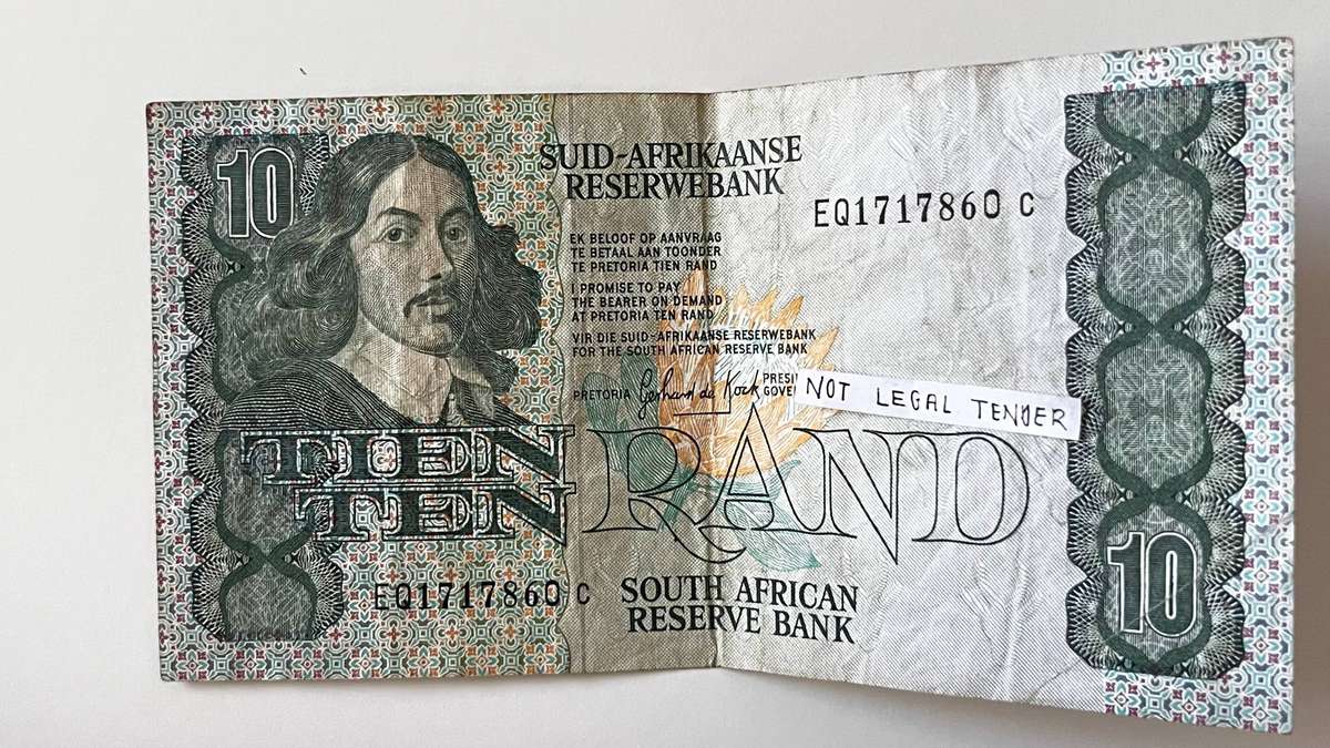 South Africa 10 Rand Banknote  Jan van Riebeeck / Nguni Bull & Ram