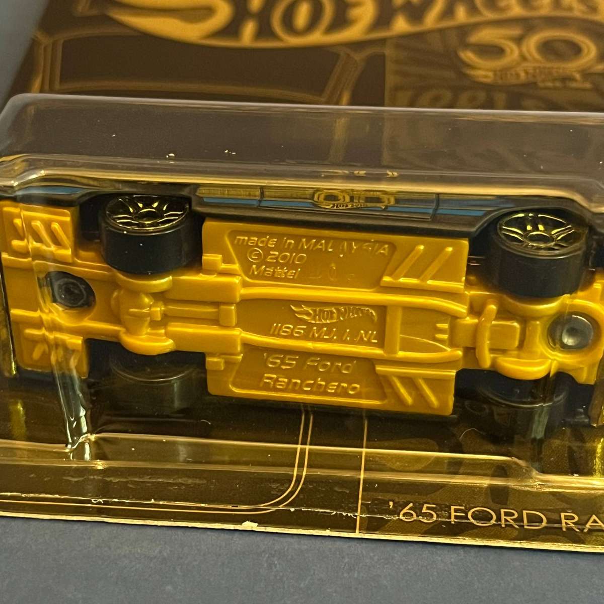  Hot Wheels 65 Ford Ranchero  50th Anniversary Black & Gold (6/6)