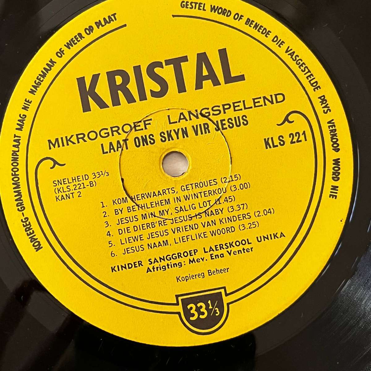 Laat ons skyn vir Jesus | Vinyl LP
