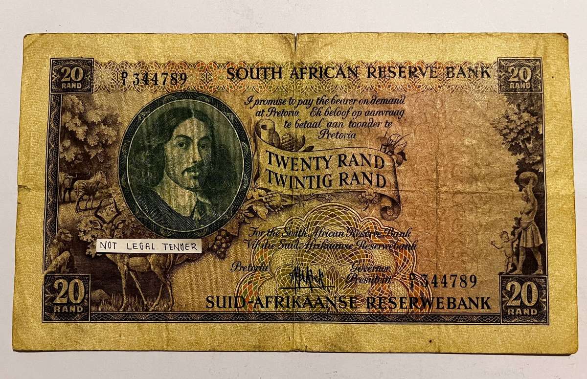  South Africa  20 Rand Banknote | Suid-Afrikaanse Reserwebank